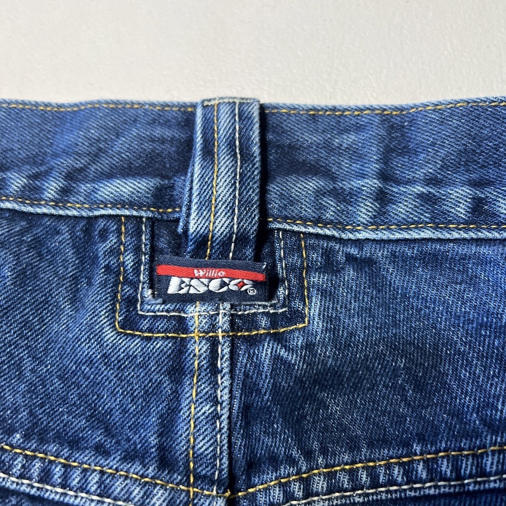 Vintage Willie Esco Duns Jeans Mens 38x34 Blue Pants Baggy Loose 90s Y2K Hip Hop - Picture 12 of 16